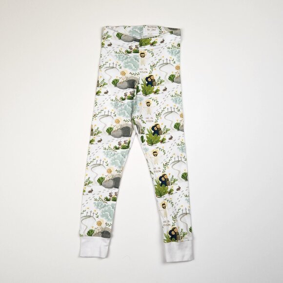 Holy Pals He Is Risen Easter Pajama Pants sz 6 - Picture 1 of 6